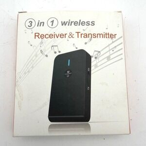 OiDiPi Bluetooth 5.0 Receiver Transmitter 3-in-1 Black Wireless Audio Adapter